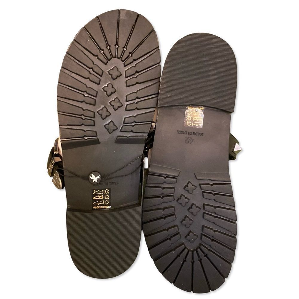 One Teaspoon Elise sandals black studded shoes slides free people NEW 42 11 - Picture 8 of 16